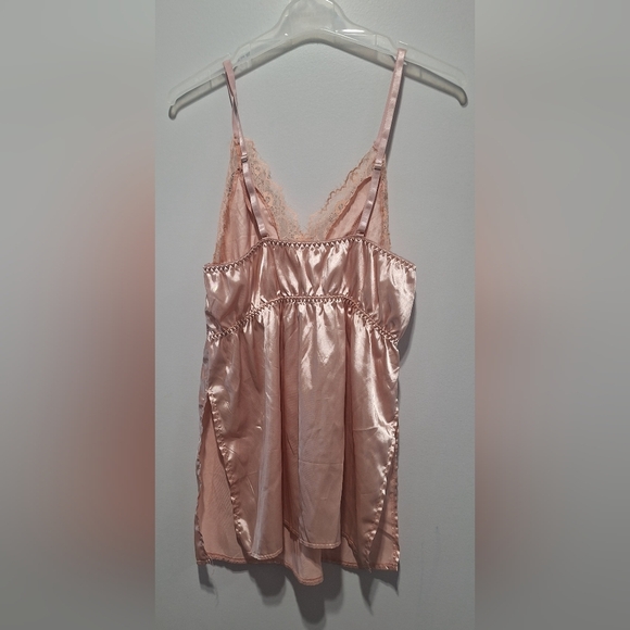 EUC Dusty Pink Lace Trim Lingerie - Picture 2 of 3